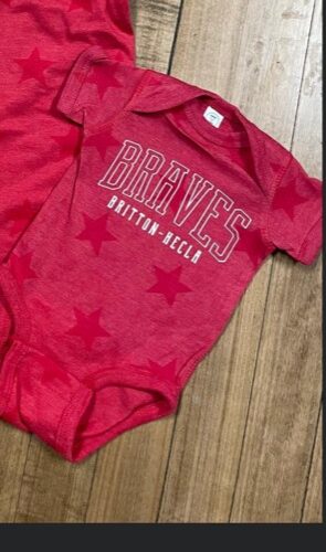 Braves Vintage Red Toddler Jersey Tee – hh design