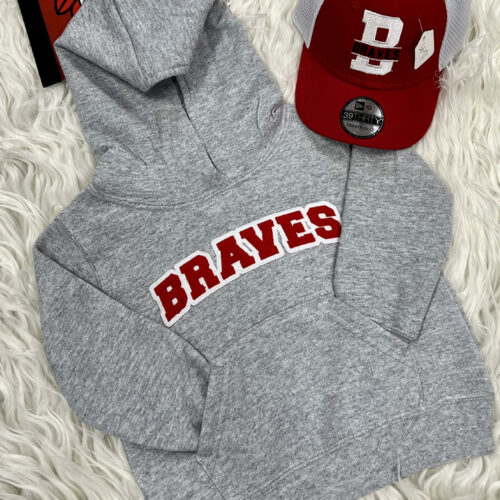 Toddler Braves Retro Patch Hoodie