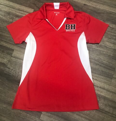 Ladies Side-Blocked Micropique Braves Polo
