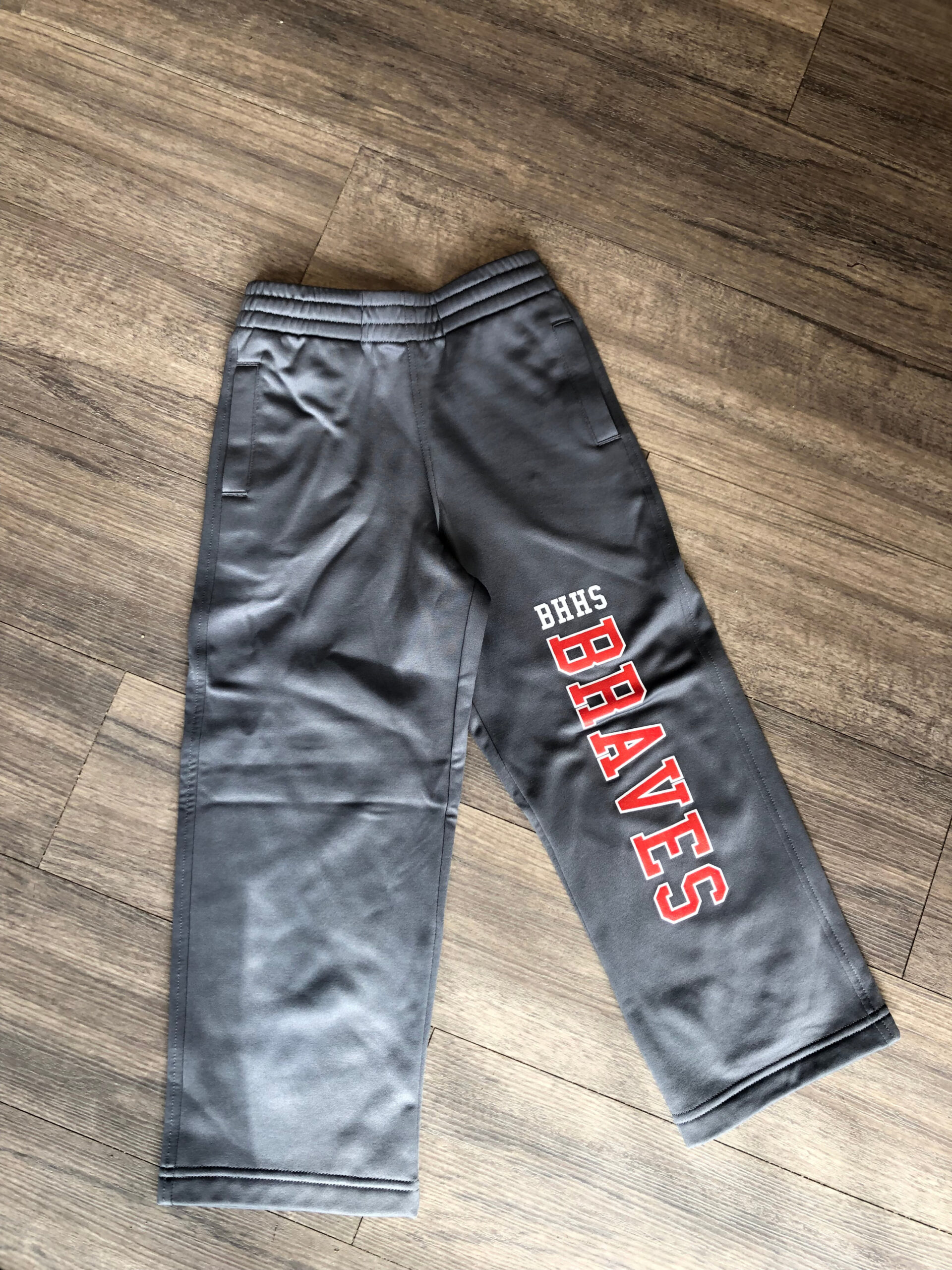 Youth Dark Gray Braves Sweatpants – hh design