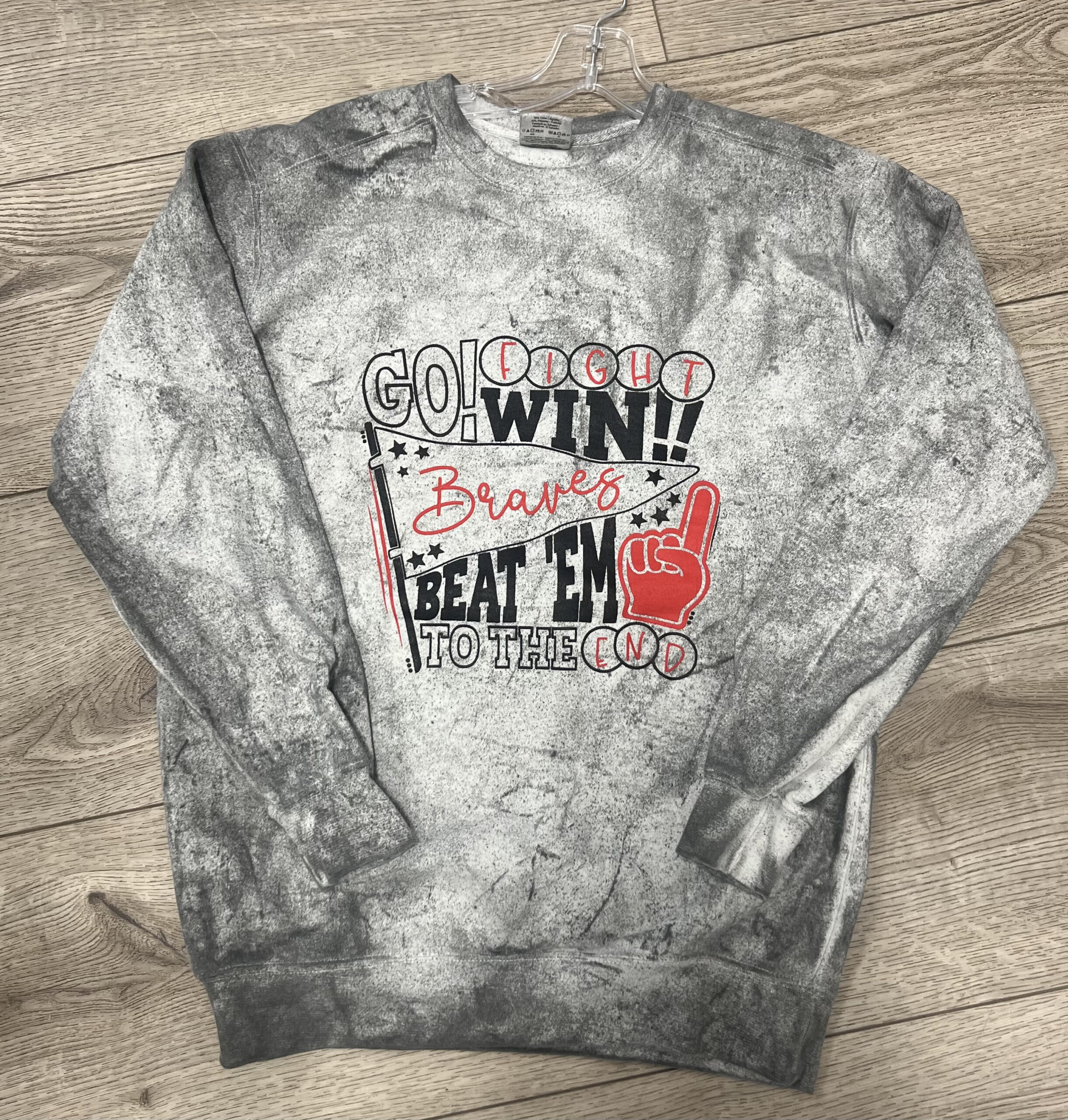 Go fight Win Color Blast Crewneck