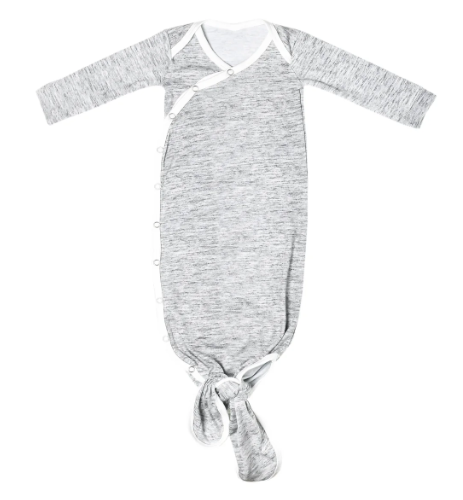 Newborn Knotted Gown - Asher